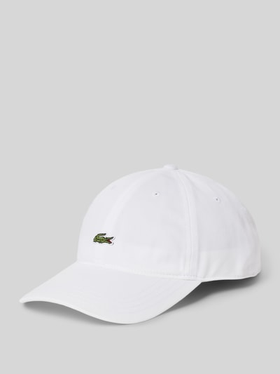 Lacoste Baseballpet met logopatch, model 'CAPS AND HATS' Wit - 1