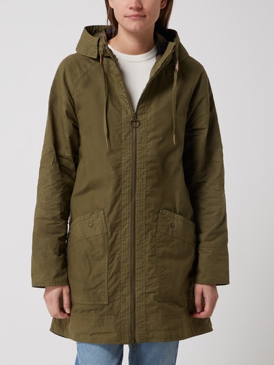 Barbour Parka z bawełny  Oliwkowy 4