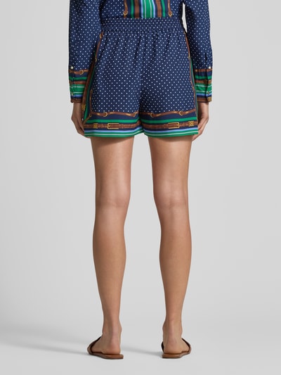 Lauren Ralph Lauren Szorty o kroju regular fit z wzorem na całej powierzchni Niebieski 5