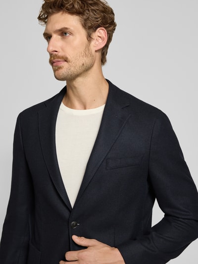 BOSS Slim Fit Sakko mit Schurwoll-Anteil Modell 'P-Hanry-WG-264' Marine 3