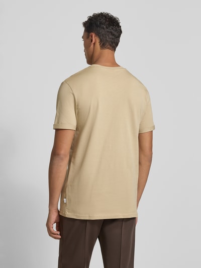 Les Deux T-shirt met ronde hals, model 'Norregaard' Zand - 5