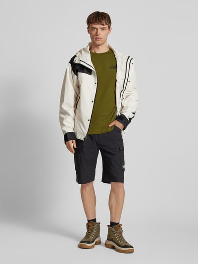 The North Face T-Shirt mit Label-Print Modell 'Simple Dome' Oliv 1
