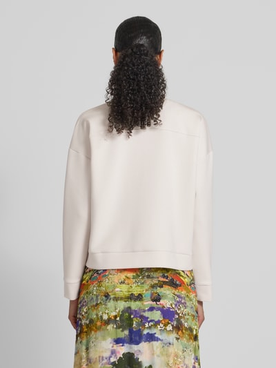 Christian Berg Woman Bluza rozpinana z wykładanym kołnierzem i kieszeniami na piersi Écru 5