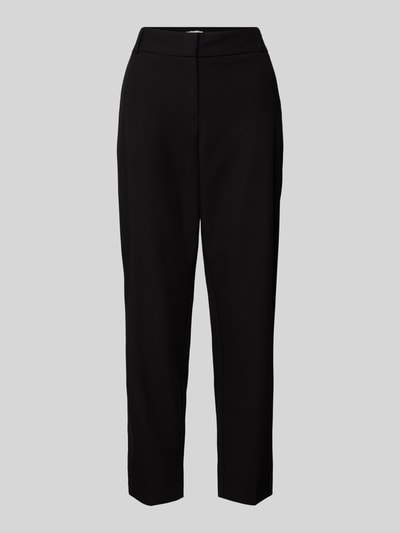 Christian Berg Woman Tapered Fit Stoffhose mit elastischem Bund Black 1