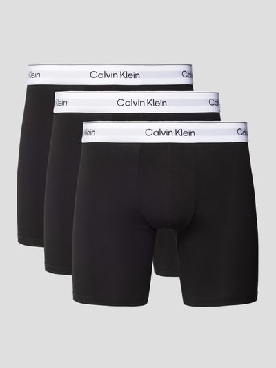 Calvin Klein Underwear Boxershort met elastische band in een set van 3 stuks Zwart - 1
