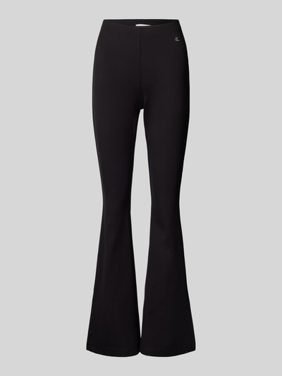 Calvin Klein Jeans Loose fit legging met labeldetail, model 'SCULPTED MILANO' Zwart - 2