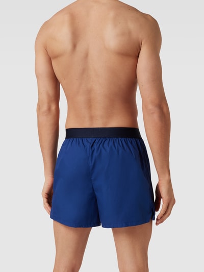 Lacoste Boxershorts mit Logo-Bund im 3er-Pack Modell 'LIFESTYLE' Blau 4