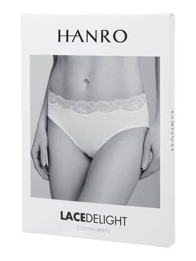 Hanro Slip in Ripp-Optik Black 3