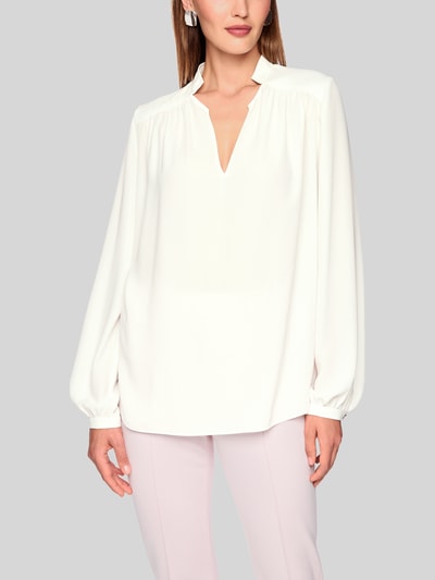 Marc Cain Langarmbluse mit Tunika-Ausschnitt Offwhite 4