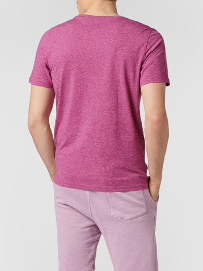 MCNEAL T-Shirt mit Label-Applikation Pink Melange 5