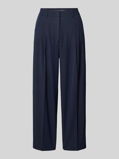 Smith and Soul Straight Leg Stoffhose mit Bundfalten Marine 2