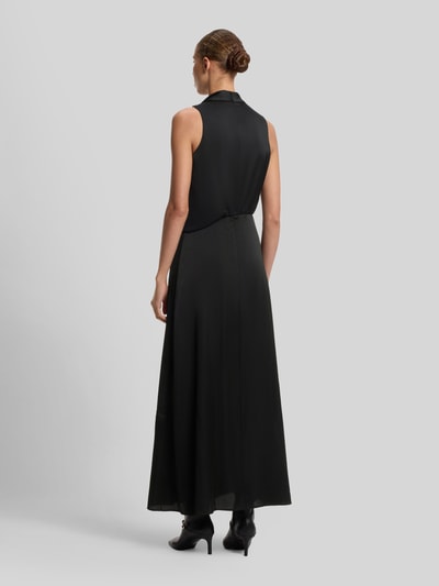 HUGO Maxikleid mit Drapierung Modell 'Kedina-1' Black 5