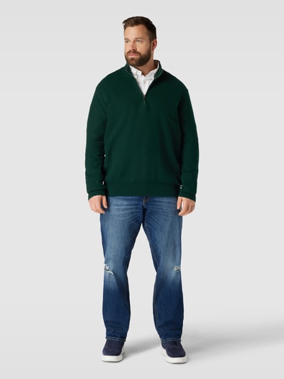 Polo Ralph Lauren Big & Tall PLUS SIZE Strickpullover mit Label-Stitching Dunkelgruen 1