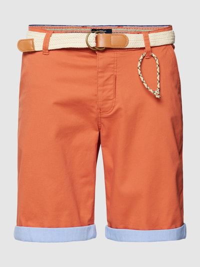 MCNEAL Spodnie chinosy z wpuszczanymi kieszeniami w stylu francuskim Łososiowy 2