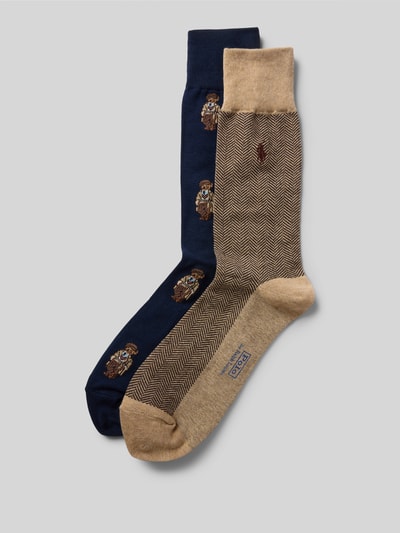 Polo Ralph Lauren Underwear Socken mit elastischem Bund im 2er-Pack Dunkelblau 1