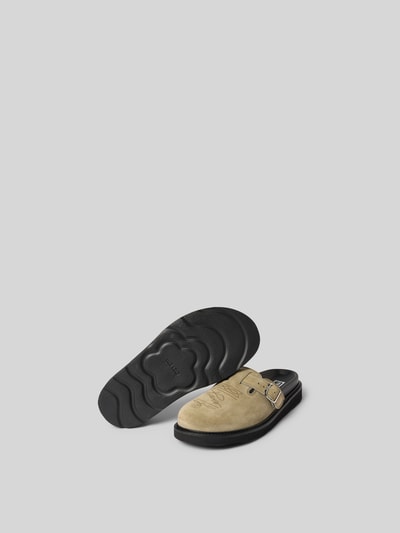 Kenzo Mules mit Dornschließe Beige 5