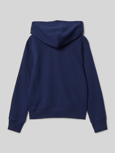 Polo Ralph Lauren Teens Hoodie met labelstitching Marineblauw - 3