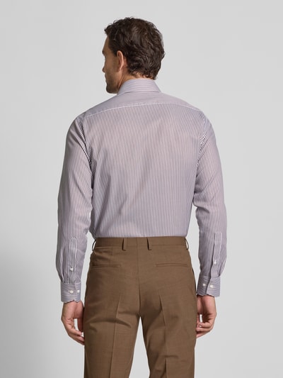 OLYMP Modern Fit Business-Hemd mit Kentkragen Modell 'Global Kent' Mittelbraun 5