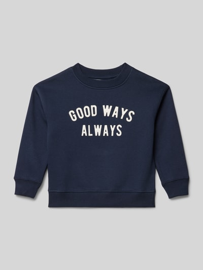 Mango Sweatshirt mit Rundhalsausschnitt Modell 'always' Marine 1