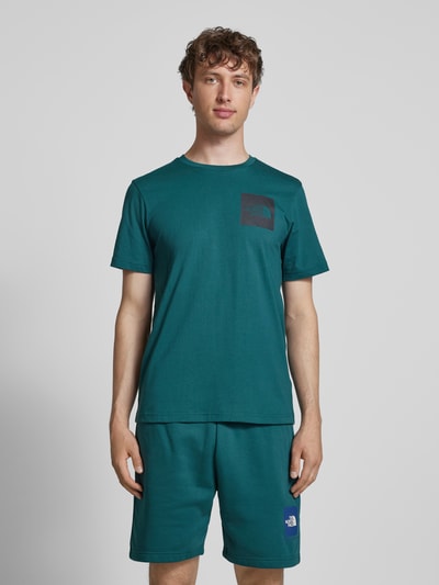The North Face T-Shirt mit geripptem Rundhalsausschnitt Gruen 4