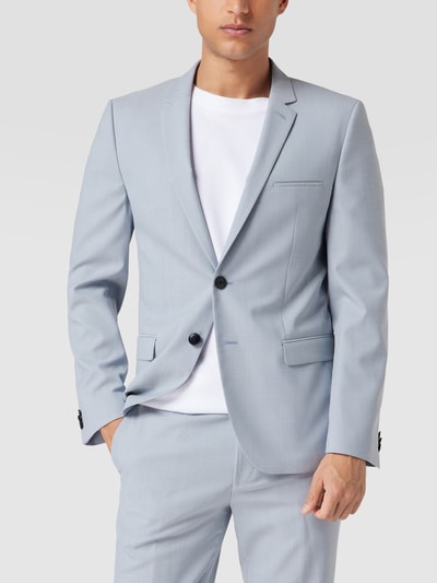 HUGO Extra Slim Fit Sakko mit Schurwoll-Anteil Modell 'Arti' Bleu 4