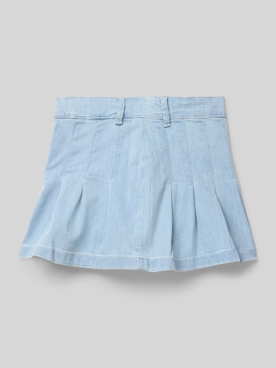 Tommy Hilfiger Teens Jeansrock mit Falten Hellblau 3