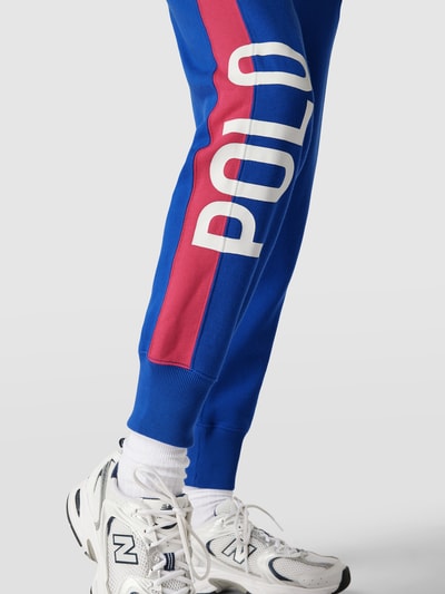 Polo Ralph Lauren Sweatpants mit Kontraststreifen Modell 'ANKLE-ATHLET' Royal 3