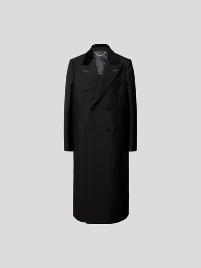 Maison Margiela Mantel mit Reverskragen  Schwarz 2