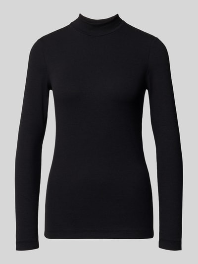 Marc O'Polo Regular fit shirt met lange mouwen van katoenmix Zwart - 2