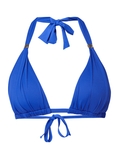 Lauren Ralph Lauren Bikini-Oberteil mit Neckholder zum Binden Blau 2