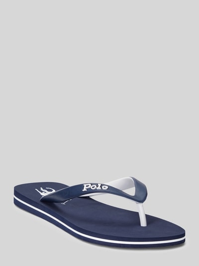 Polo Ralph Lauren Flip Flops mit Logo Detail Marine 1