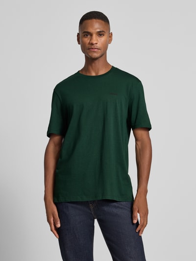 HUGO Regular Fit T-Shirt aus reiner Baumwolle Modell 'DERO' Dunkelgruen 4