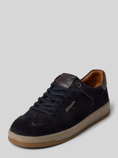 Blauer USA Sneakers met vetersluiting, model 'FARRELL' Marineblauw - 1