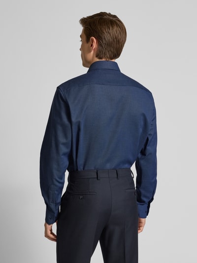 ETERNA Comfort Fit Business-Hemd mit Knopfleiste Marine 5