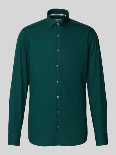 OLYMP Level Five Slim fit zakelijk overhemd met kentkraag Groen - 2