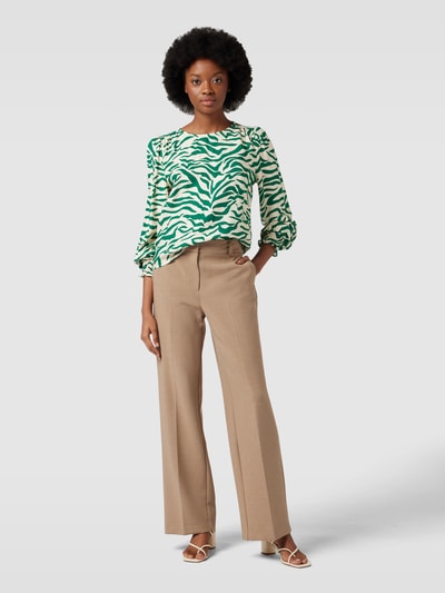 VILA Blusenshirt mit Allover-Muster Modell 'ALINIA' Grass 1