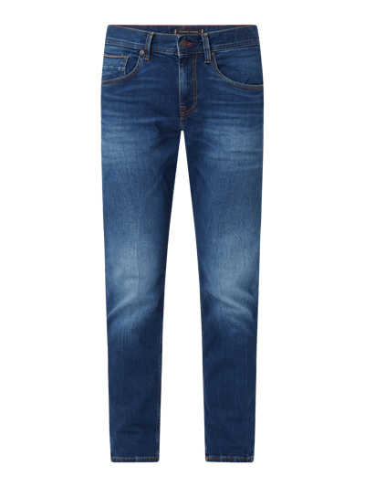 Tommy Hilfiger Pants Straight Fit Jeans mit Stretch-Anteil Modell 'Denton' Blau 2