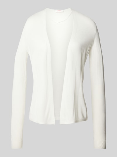 s.Oliver RED LABEL Cardigan met opengewerkte voorkant Offwhite - 2