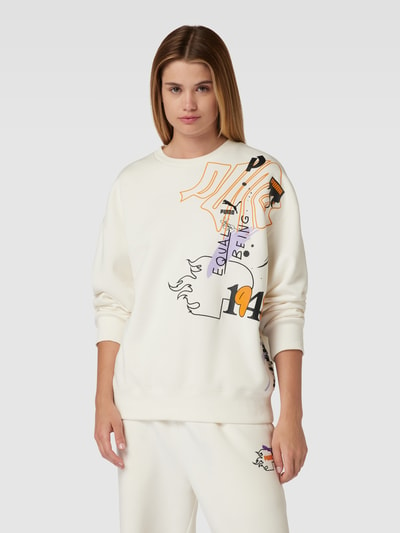 PUMA PERFORMANCE Sweatshirt mit Statement-Print - PUMA X P&C* Offwhite 6