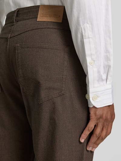 Christian Berg Men Jeansy o kroju slim fit w 5 kieszeni Szarobrązowy 3