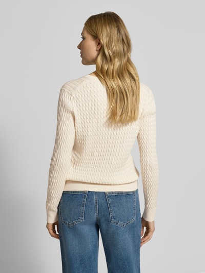 Tommy Hilfiger Regular fit gebreide pullover van zuiver katoen Wit - 5