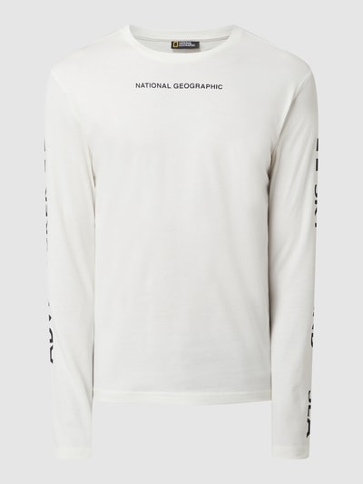 National Geographic Shirt met lange mouwen van katoen  Offwhite - 2