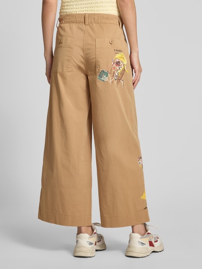 Cambio Stoffhose in verkürzter Passform Modell 'CLEMENTINE' Camel 5