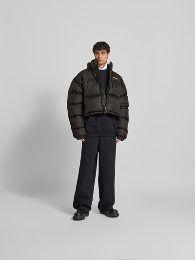 VETEMENTS Steppjacke mit Logo-Stitching Black 1