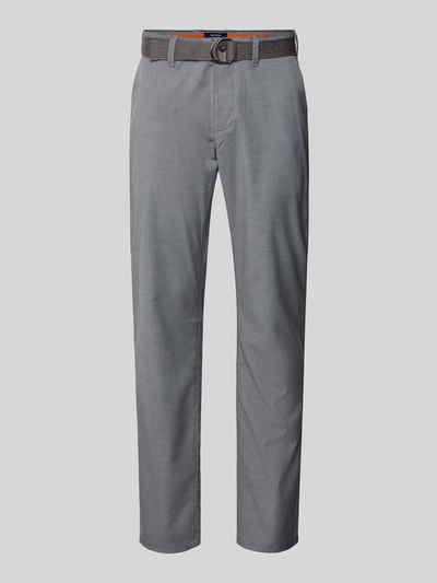 MCNEAL Slim fit pantalon met riem Middengrijs - 2