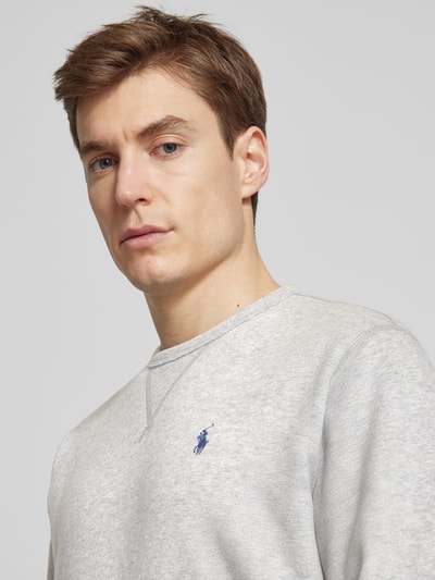 Polo Ralph Lauren Comfort Fit Sweatshirt aus Baumwoll-Mix Hellgrau 3