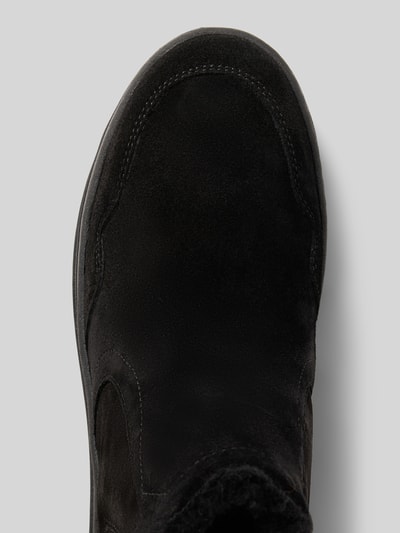 Produktfoto, Chelsea Boots aus reinem Leder von Tamaris in Optik: Unifarben, Schuhspitze: Rund, Sohle: Strukturiert, Materialverarbeitung: Veloursleder
