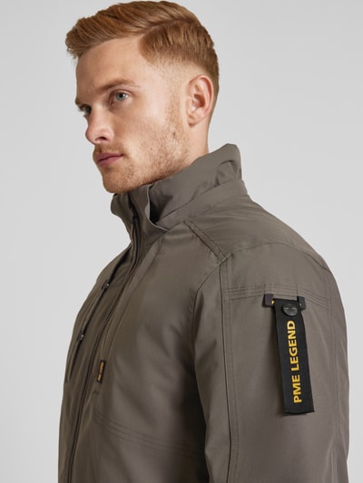 PME Legend Funktionsjacke mit Label-Details Oliv 3