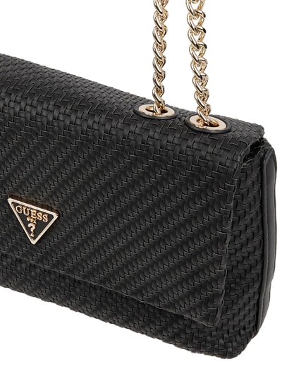 Guess Crossbody Bag in Flecht-Optik Modell 'Hassie'  Black 2