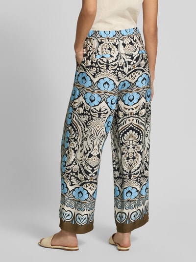 monari Stoffhose mit Tunnelzug Bleu 5